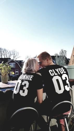 BONNIE CLYDE 03 футболка с забавными буквами для пар 2020 летняя модная черная белая