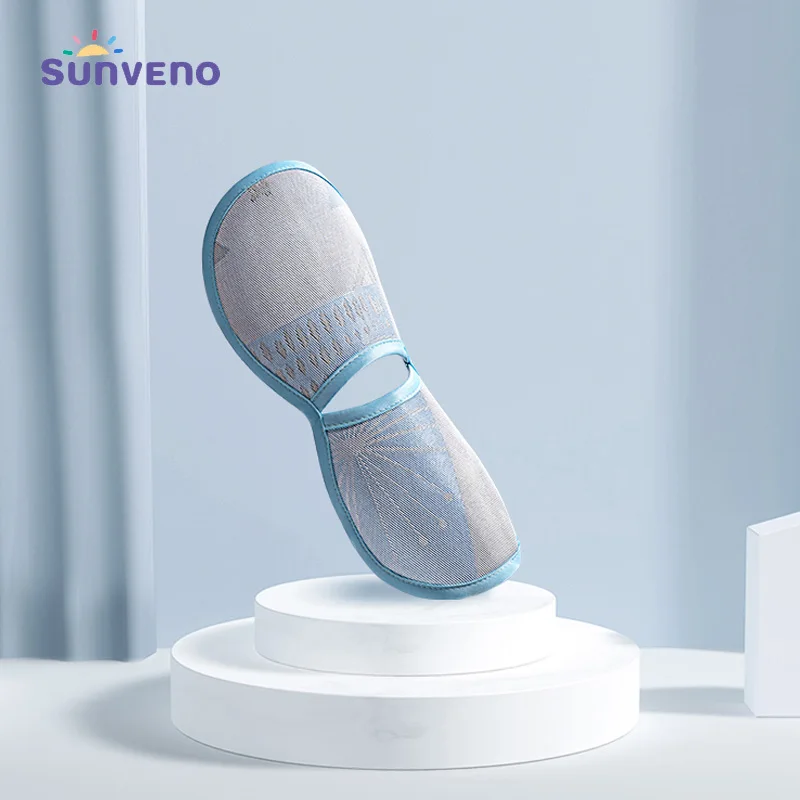 SUNVENO детский коврик для грудного вскармливания, для сна, классная Подушка для новорожденного, для сна, ледяная Подушка, коврик для младенцев, Горячая Летняя защита - Цвет: Синий
