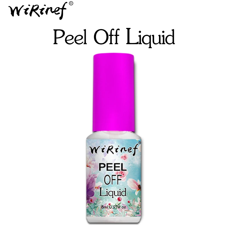 8ml peel off liquid WiRinef 16 цветов гель для ногтей один шаг лак ручка 3 в 1 замочить Блестящий карандаш УФ гель лак ручка - Цвет: 8ml peel off liquid