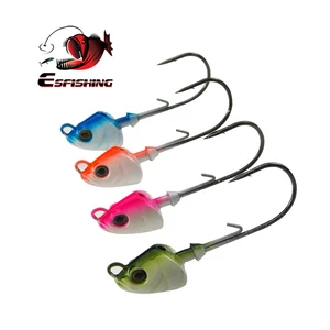 Рыболовные крючки ESFISHING 4 шт. 7 г 14 г 10 20 рыболовные приманки мягкие приманки джиг металлическая Морская рыбалка