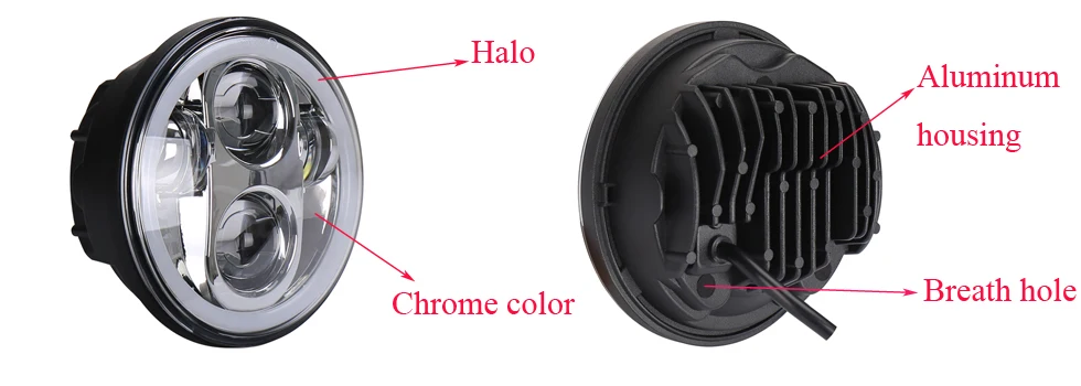 RGB Белый halo Кольцо DRL Angel eye 5,75 дюймов светодиодные фары для Harley Sportster Touring Super Glide Dyna