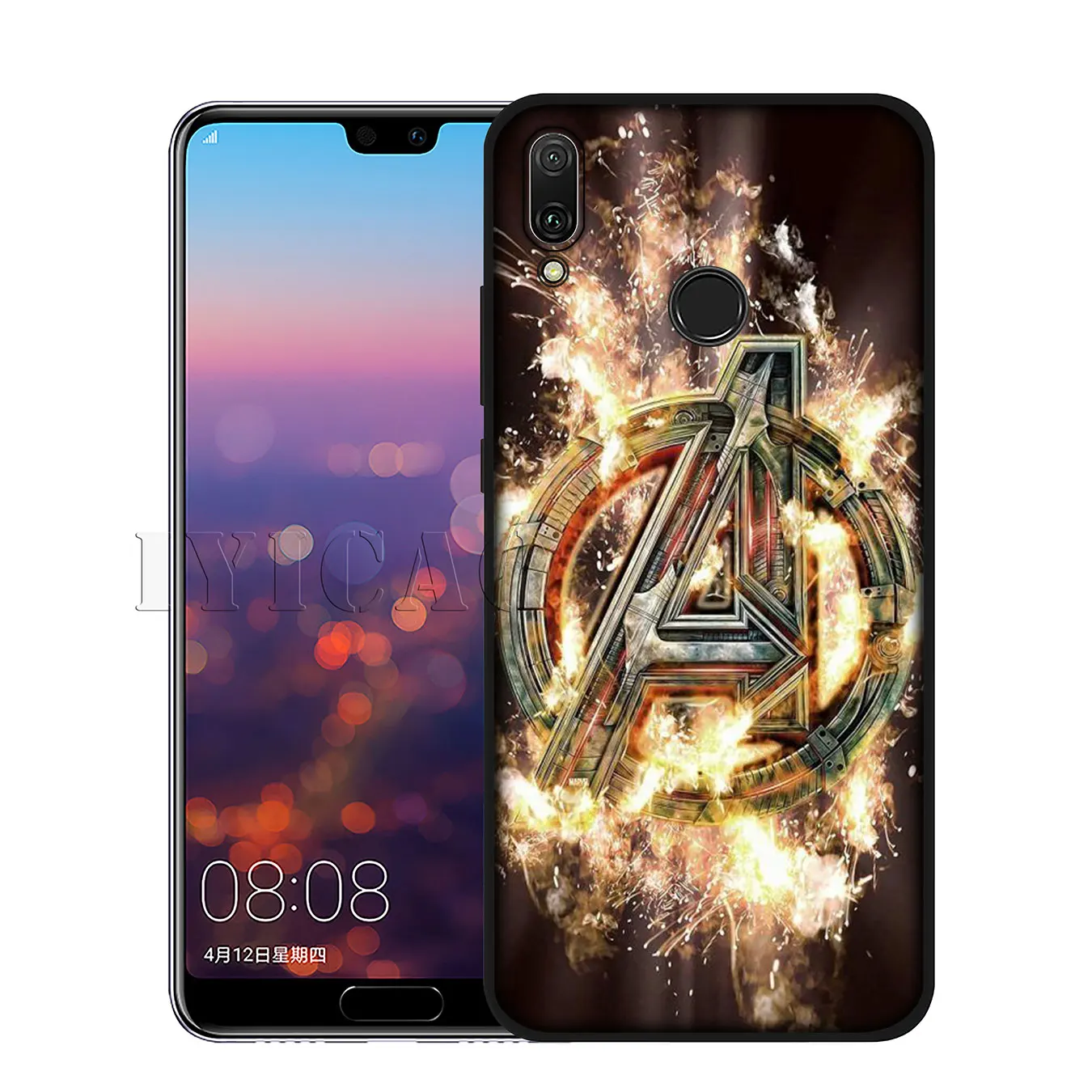 3 Мягкий чехол IYICAO MARVEL Мстители для huawei P20 Pro P10 P8 P9 P30 Lite Mini P Smart - Цвет: 3