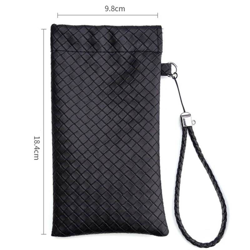 Портативный модный футляр для очков сумка хранения простой кожаный солнечных в