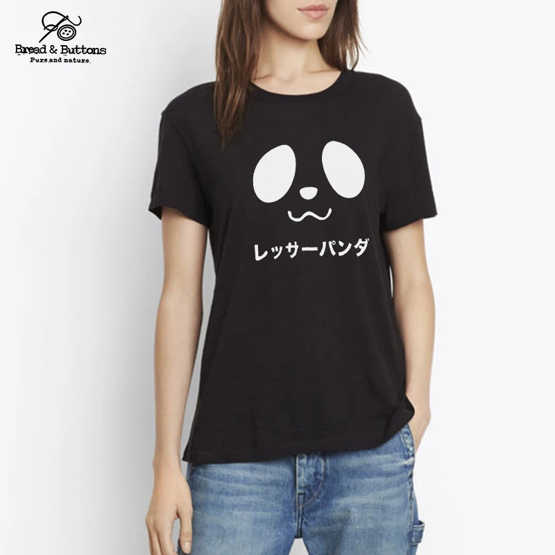 Хлеб и Пуговицы печати для дамы футболка с милым принтом Хлопок Забавный