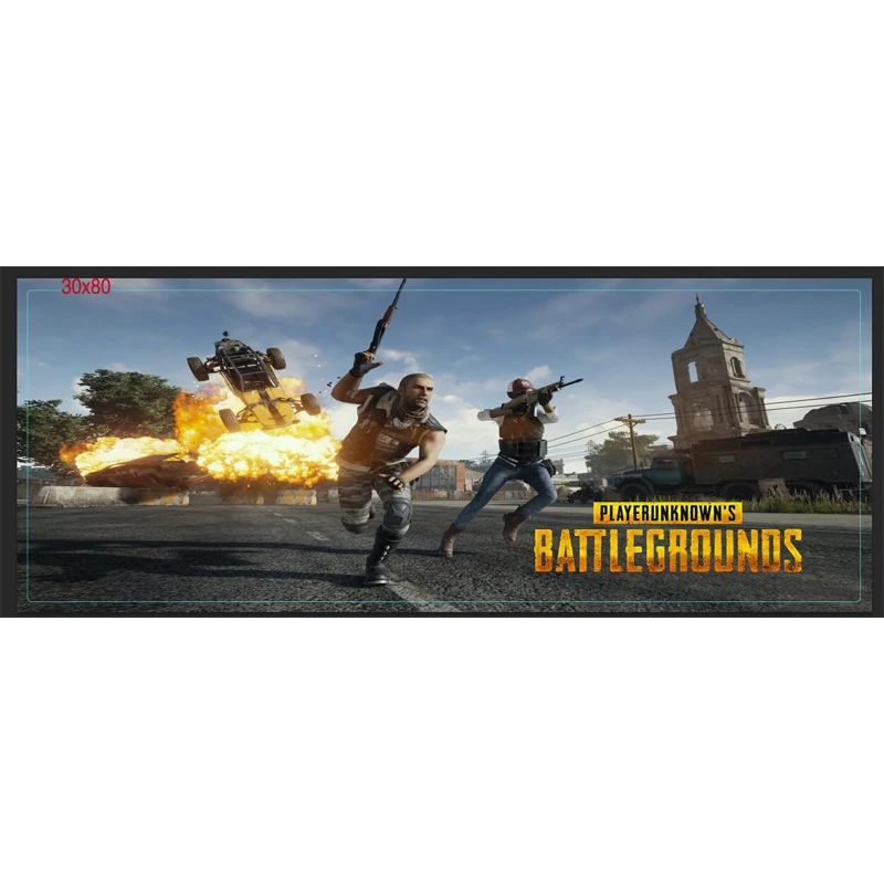 Большой игровой Мышь Pad Pubg игры 80x30 см XL Lockedge компьютера Gamer CS GO клавиатуры коврик