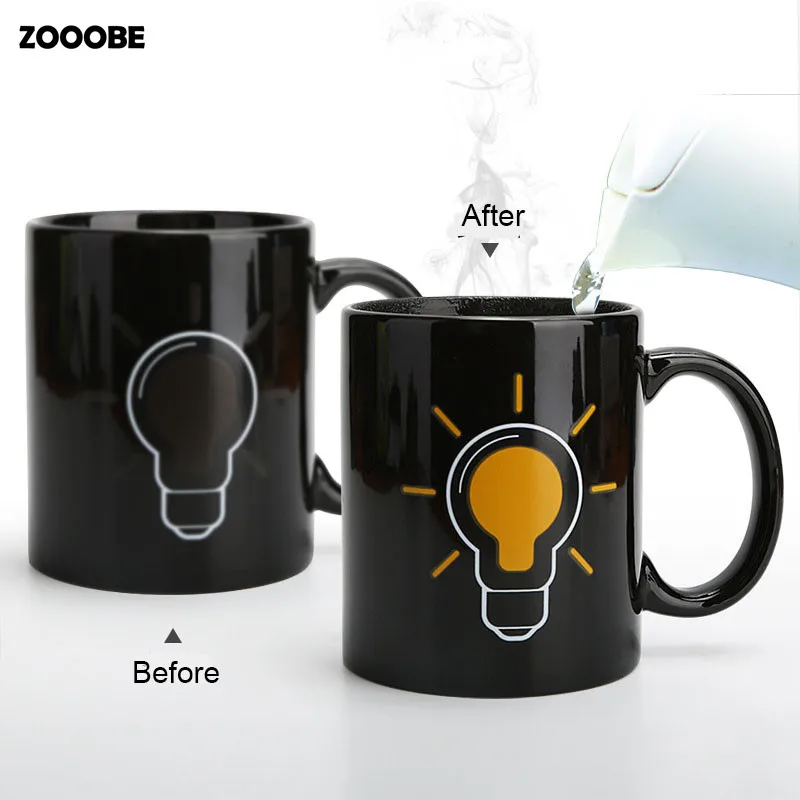 ZOOOBE креативный светильник лампа меняющая температуру чашка термо кружки