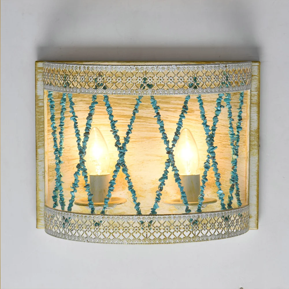 Современный винтажный светодиодный настенный светильник E14 в скандинавском