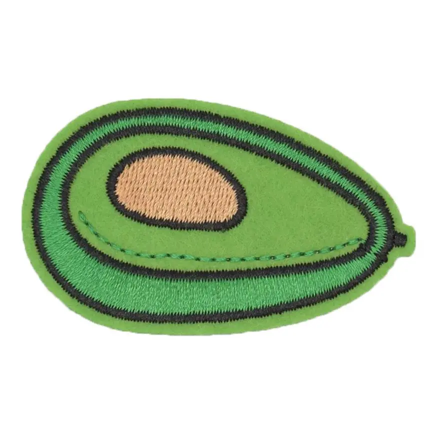 Патчи для вышивки с фруктами авокадо 1 шт. железные Аппликации наклейки