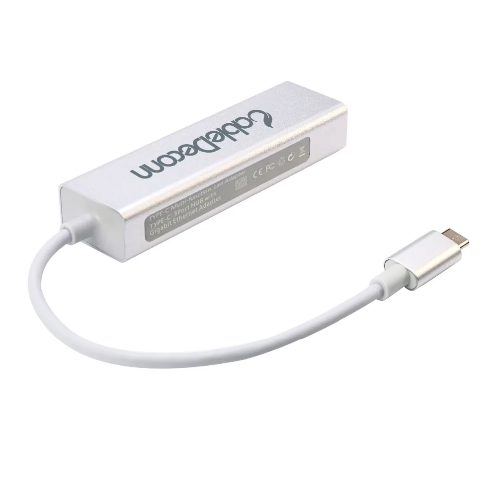Thunderbolt 3 Ethernet RJ45 USB 0 концентратор usb3.1 Type-c USBc на порта Usb Gigabit LAN адаптер для Apple