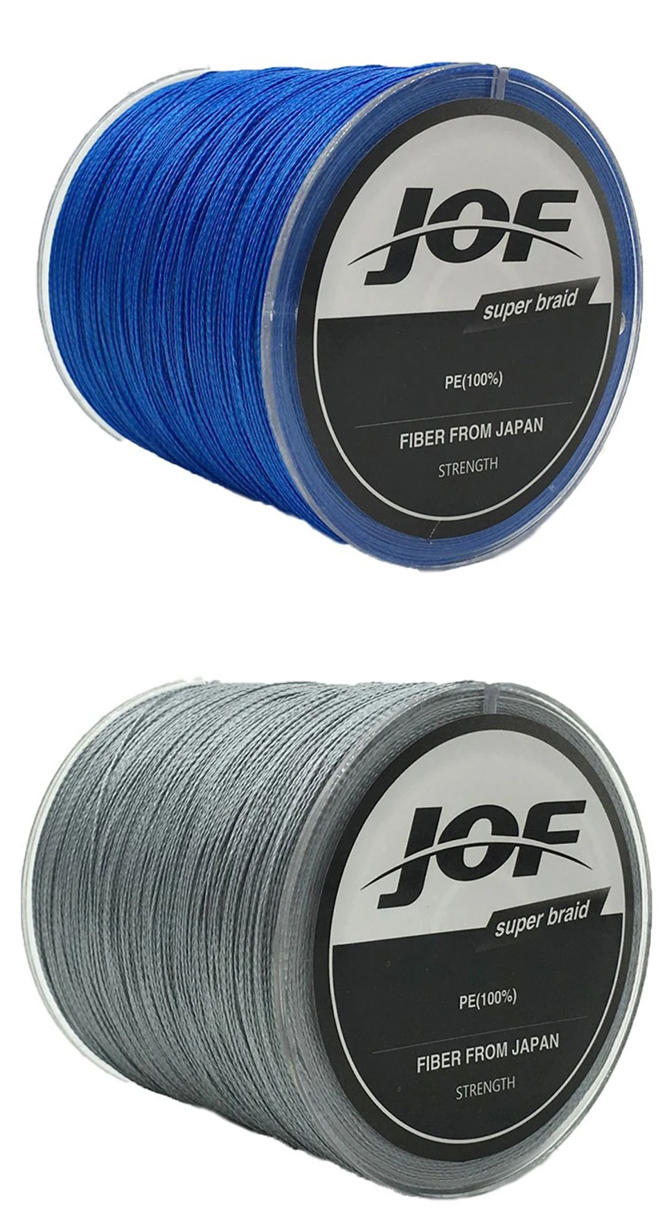 Jof серии 150 м 4 пряди Multifilament Рыбная ловля линии супер сильным pe 4 цвета 8-100LB Плетеный Рыбная ловля линии