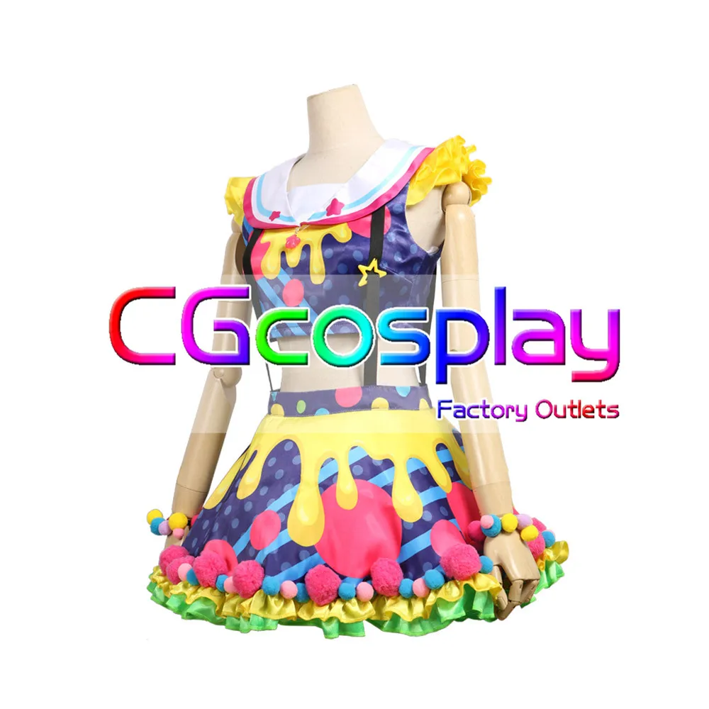 Cgcos Экспресс Bang Dream! Поппин вечерние новые костюмы Касуми Тояма платье униформа