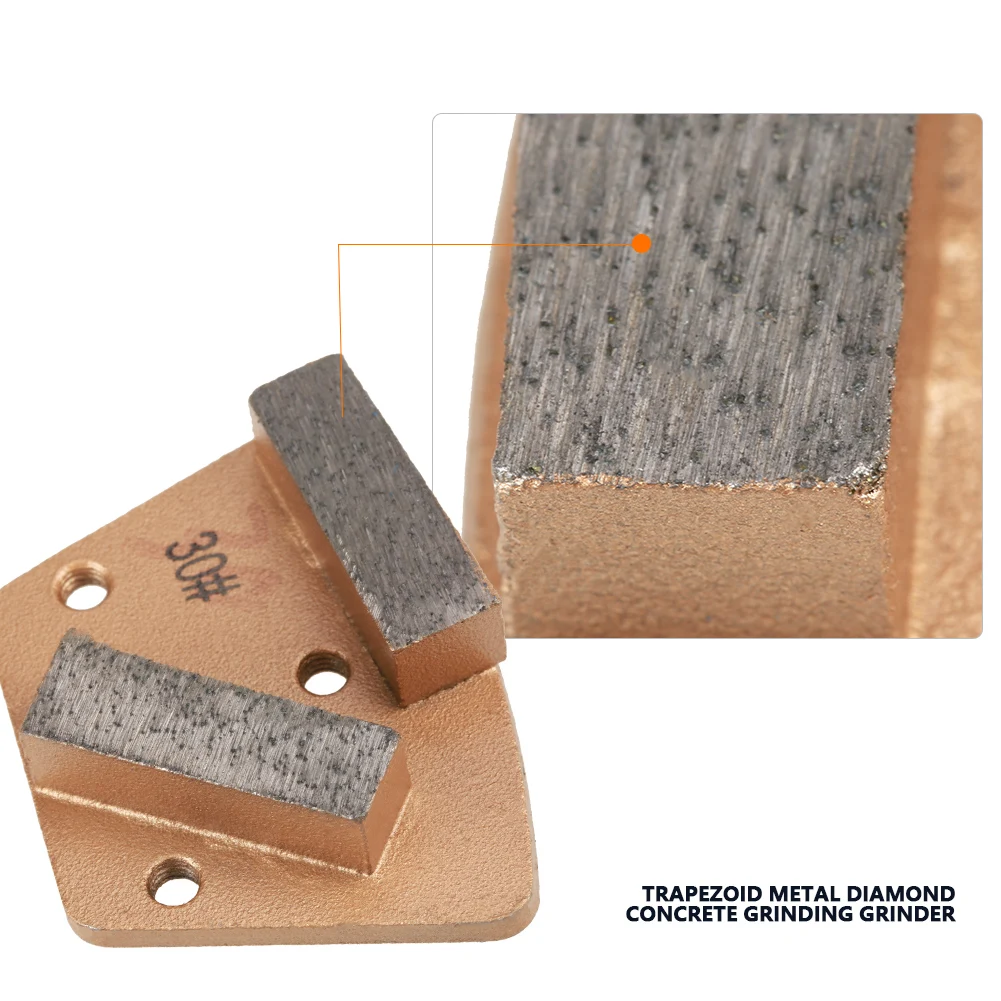 Трапециевидный Алмазный бетонный шлифовальный диск для шлифовальной машины