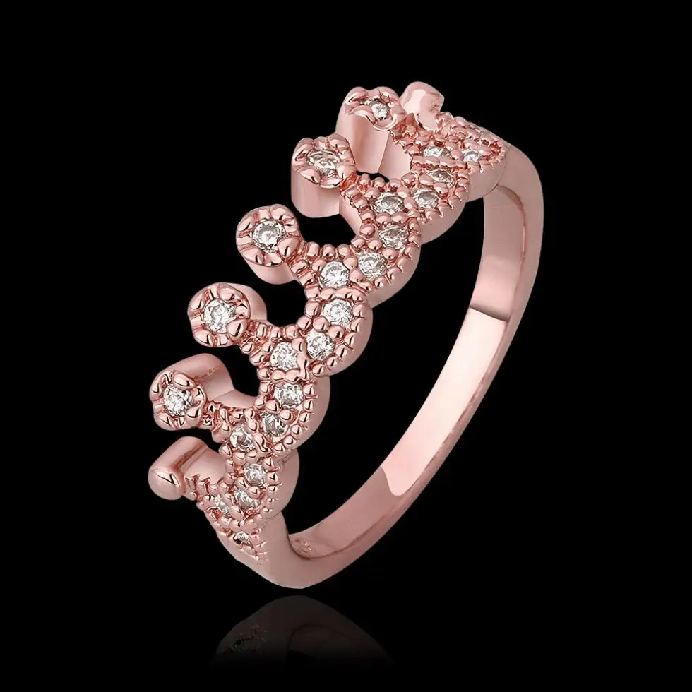 New Fashion Crown Ring Jewelry Flash Drill Shiny Elegant Beauty 3.5g | Украшения и аксессуары