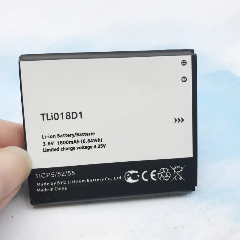 Новый аккумулятор 1800 мАч TLi018D1 для Alcatel one touch Pop D5 Dual 5038x OT5038X 3 5015D OT 5016