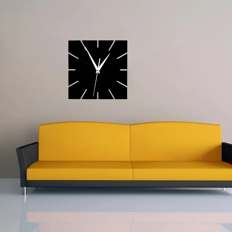 Распродажа, кварцевые часы, настенные часы, акриловое зеркало, reloj pared horloge needle, diy часы для гостиной, современные часы, 3d наклейки