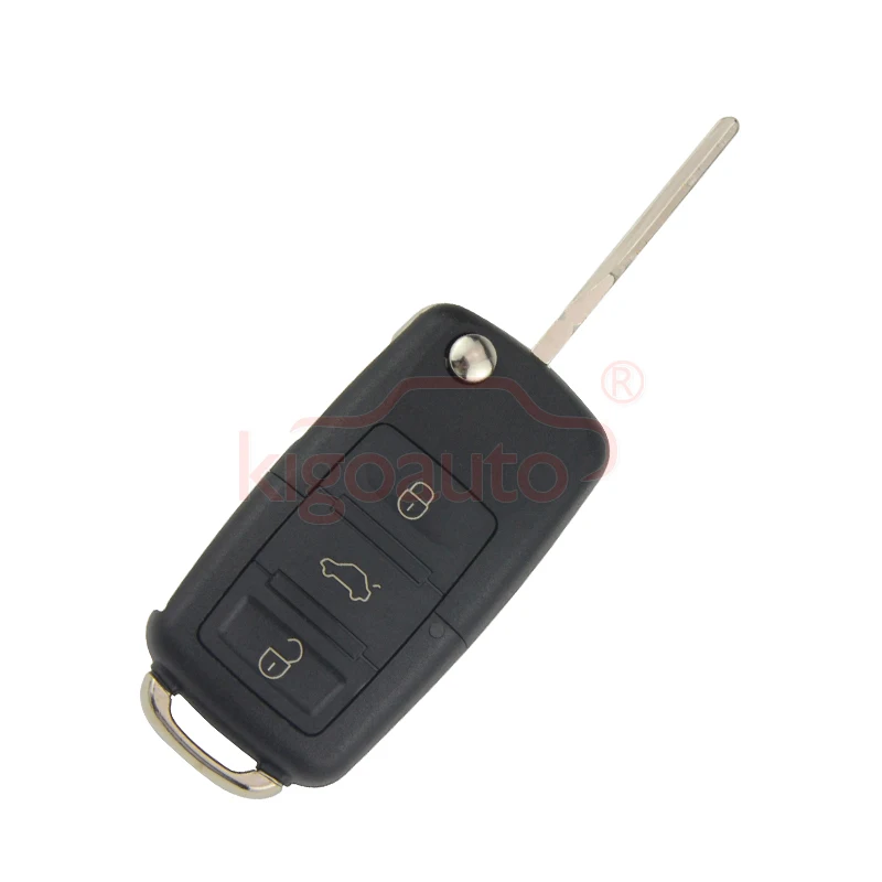 1JO 959 753 N откидной ключ HU66 3 кнопки 434 МГц дистанционный для VW Passat Golf Bora Jetta 2000