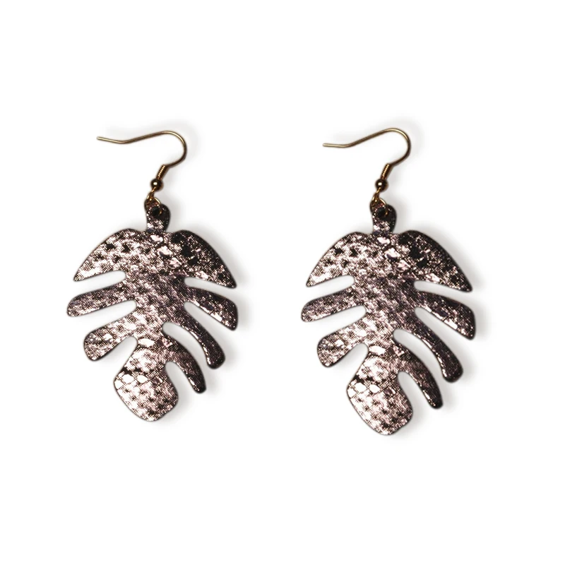 Модные висячие серьги из натуральной кожи Уникальный дизайн в форме рыбьей кости