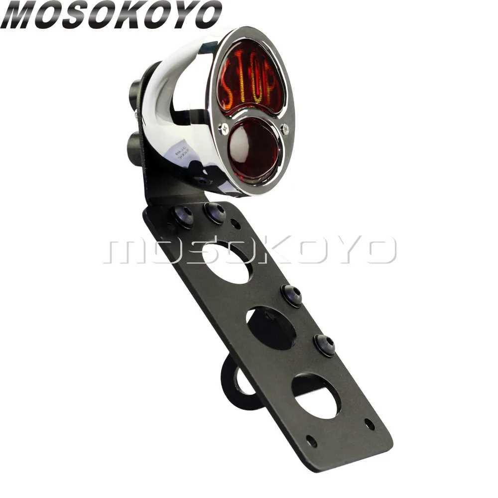 Винтажный Ретро Стоп задний фонарь 3/4 &quotоси Боковое крепление номерные знаки