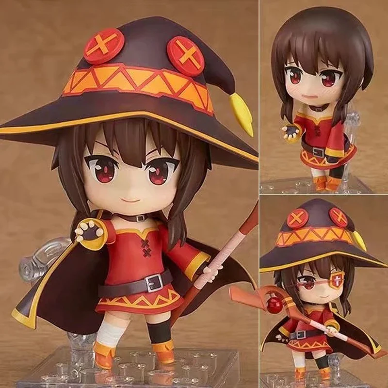 4 &quotАниме Nendoroid Konosuba Megumin #725 коробках 10 см фигурка Актона из ПВХ Коллекция Модель