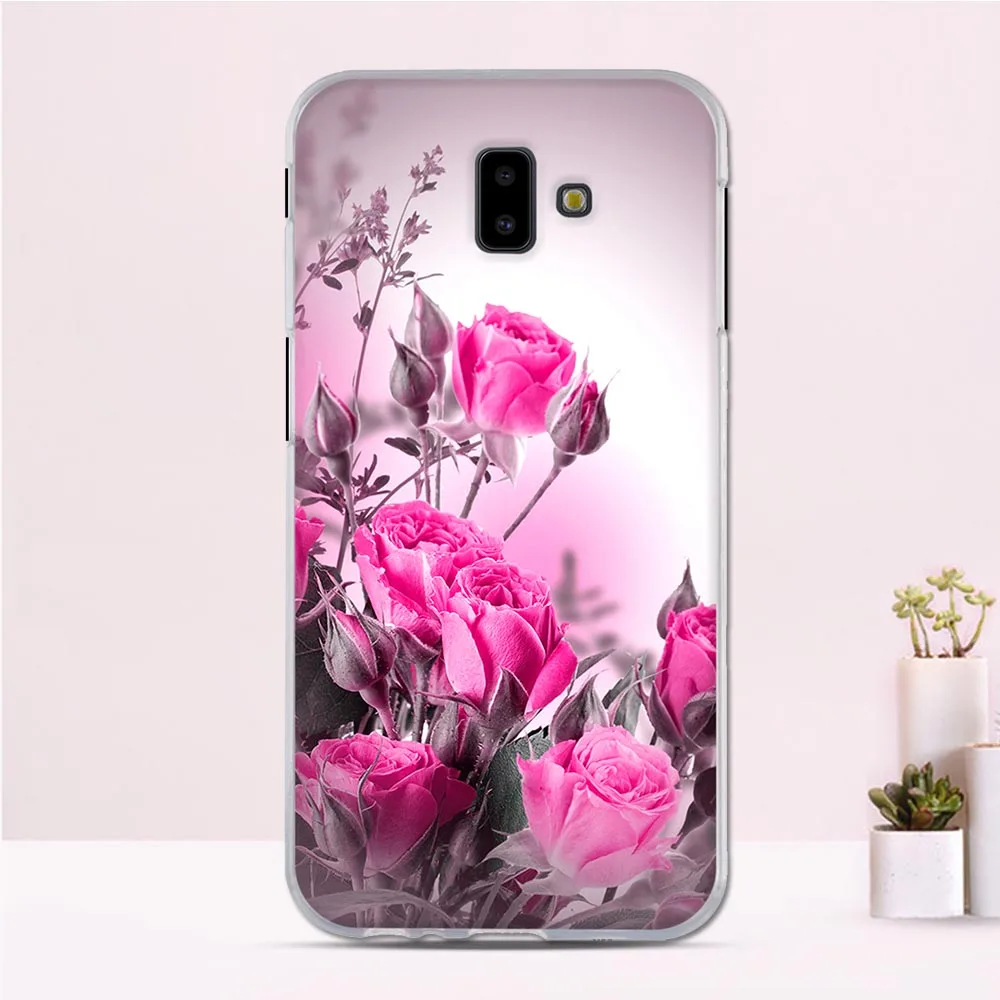 Чехол для телефона Samsung Galaxy J6 Plus мягкий чехол из ТПУ J6Plus силиконовый | Мобильные