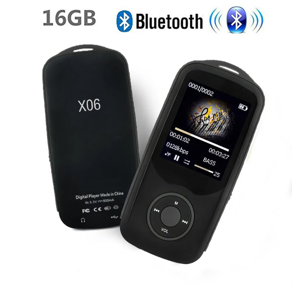 Обновленная версия Bluetooth MP3 музыкальный плеер Hifi без потерь звук с fm радио (легко