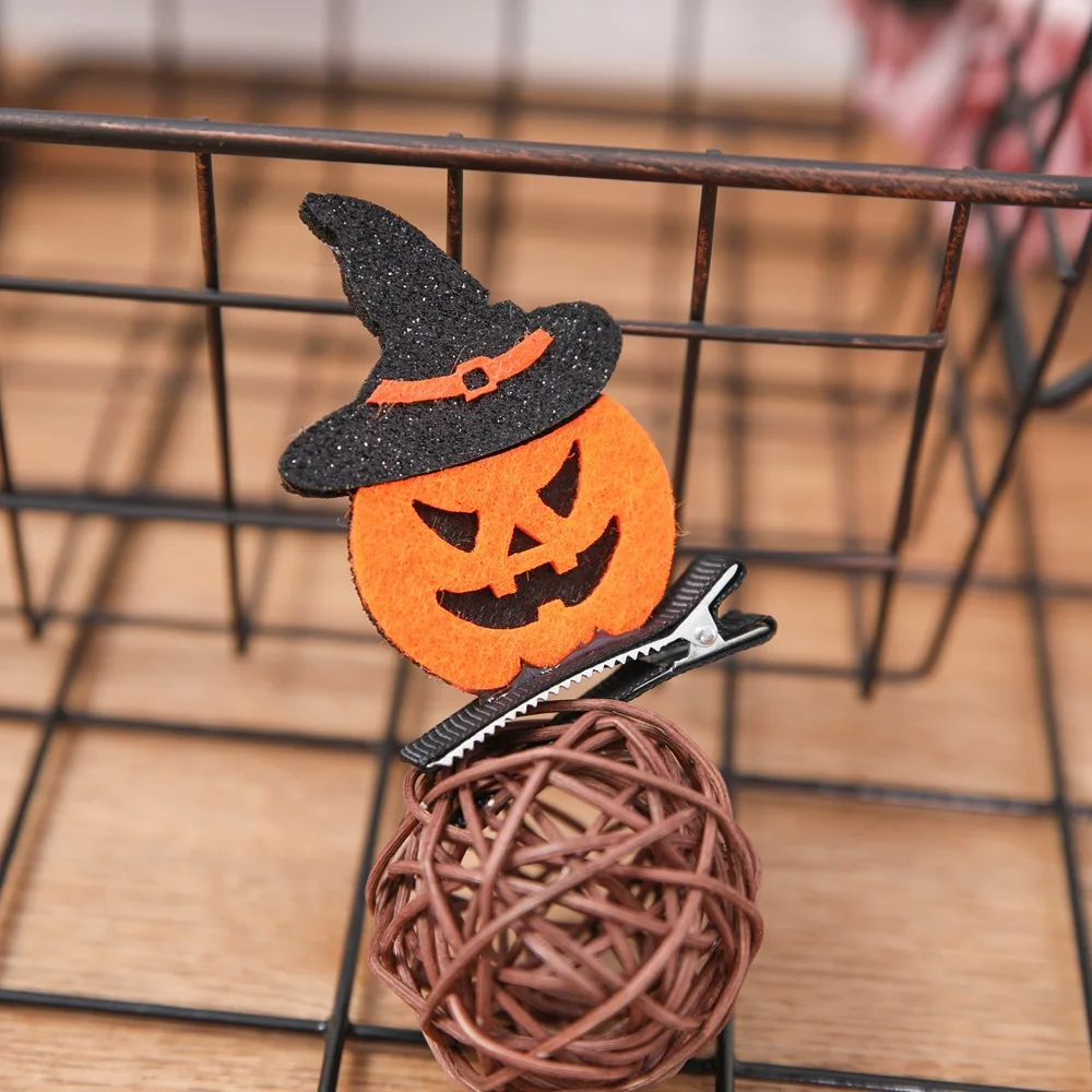 Украшения для волос Hallowmas заколки с тыквой летучей мышью призраком котом ведьмой
