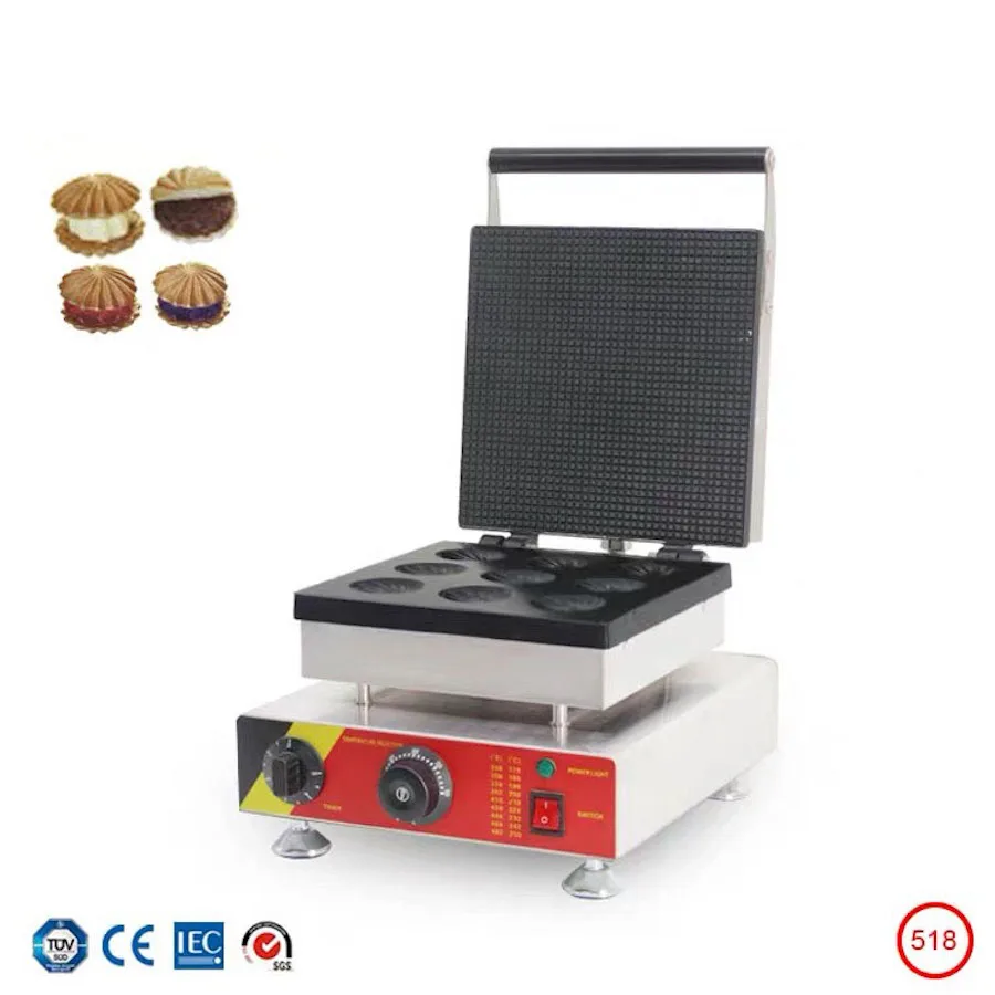 Коммерческая электрическая вафельница тайваньское оборудование для выпечки