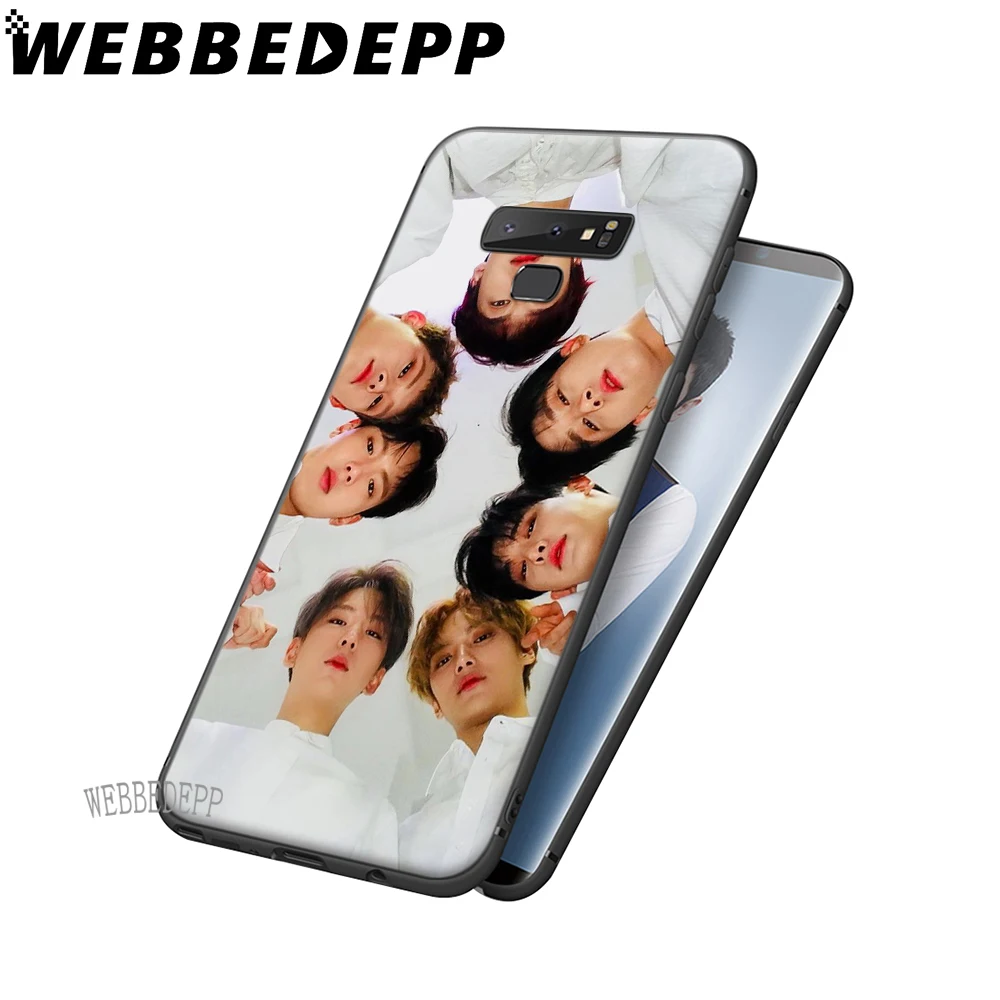 WEBBEDEPP KPOP BAND MONSTA X Мягкий чехол из ТПУ для Samsung Galaxy S6 S7 Edge S8 S9 S10 Plus S10e | Мобильные