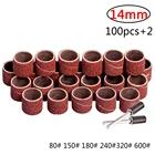 Комплект для шлифовки, насадка для барабана с насадками 100 дюйма, абразивные инструменты для электродрели Dremel, 18 шт., оправка стержня