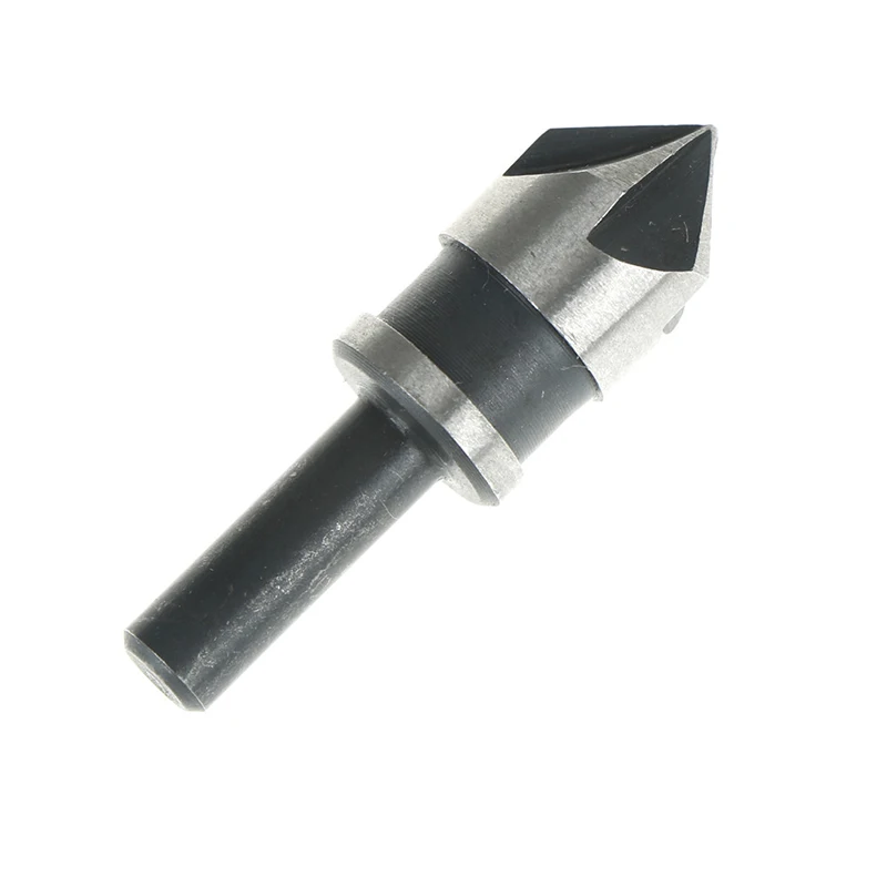 

1/4" Round Shank Power Tool HSS 5 Flute Countersink Drill Bit 90 Degree Point Angle Chamfer Chamfering Countersinking Cutter