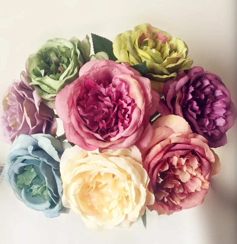 Искусственная картина маслом с эффектом австралийской розы 10 шт. цветок стола 15 75