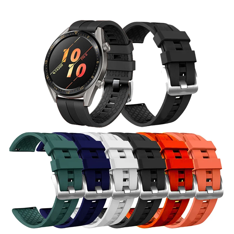 Ремешок силиконовый для Huawei Watch GT 2 спортивный сменный Браслет GT2 GT2e 46 мм |