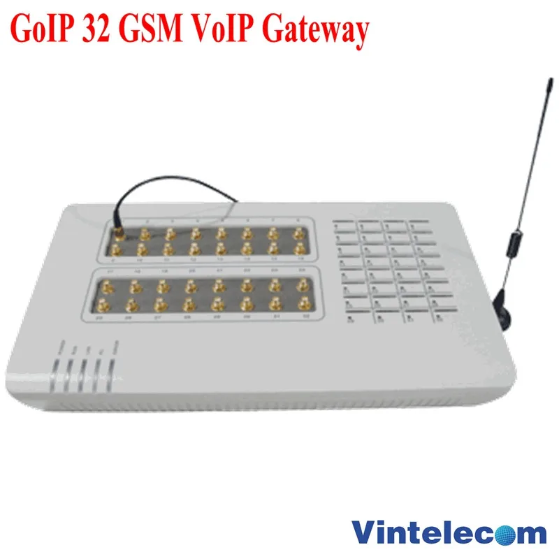 GoIP32 GSM VOIP с 32 sim-портами GoIP32 для IP PBX/маршрутизатор/Поддержка смс и SIM банк/с короткими антеннами