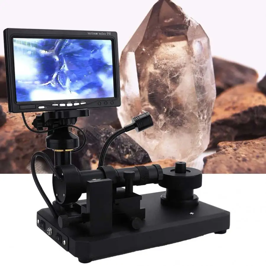 800*600 Digital Lcd Screen Diamond Microscope Waist Code Viewer Observer 360-Degree Rotating For Loose Ring Bracelet | Украшения и