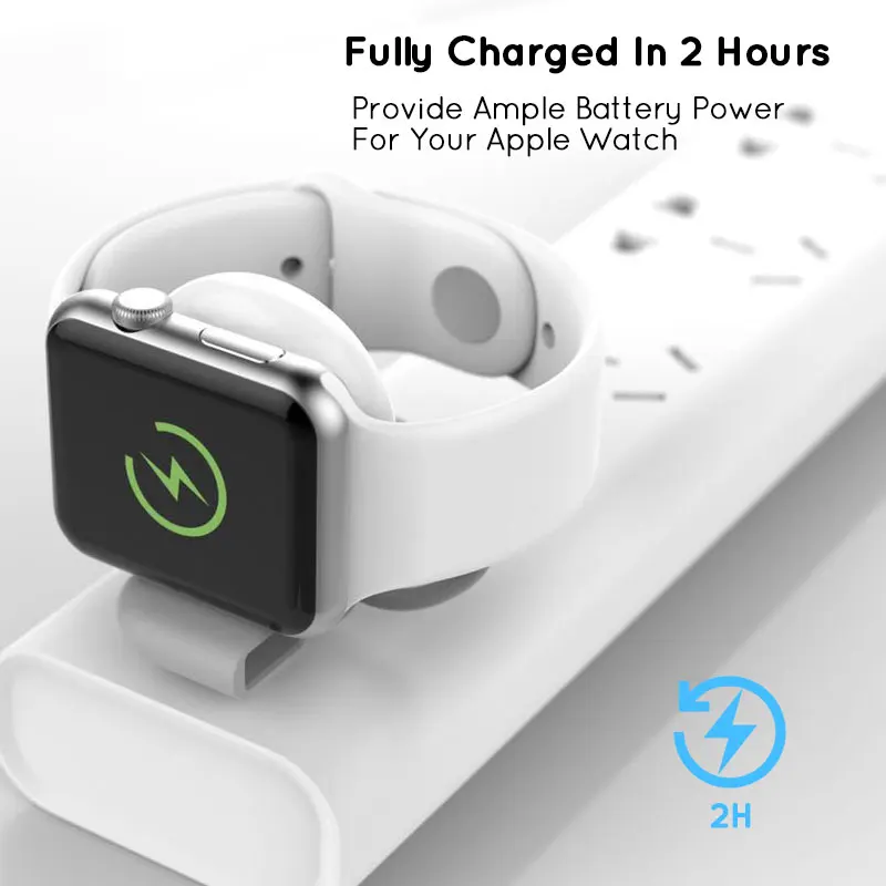 Беспроводное зарядное устройство для Apple Watch 1 2 3 4 мини портативное магнитное быстрое зарядное устройство для Apple Watch Series 4 3 2 1 зарядная док-станция