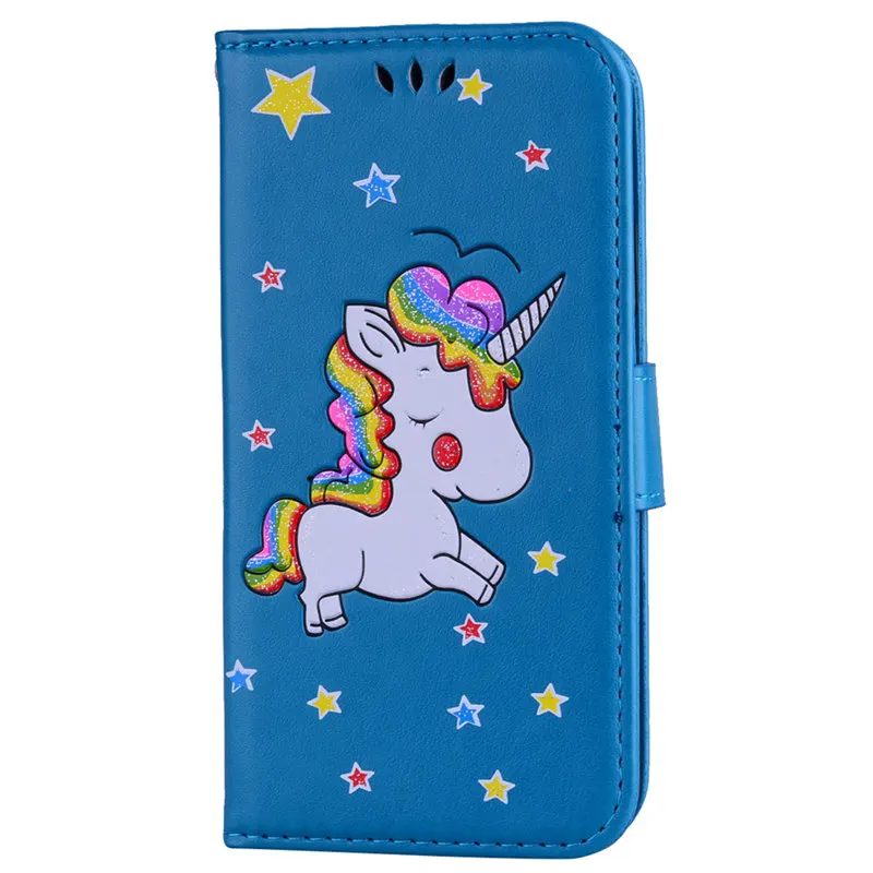 Blue A Цветной флип-чехол в стиле ретро для iphone XS X 6 6S 7 8 Plus 5 5S SE ipod 6 кожаный бумажник в форме любовника деловая сумка для телефона D23Z - Цвет: Blue A