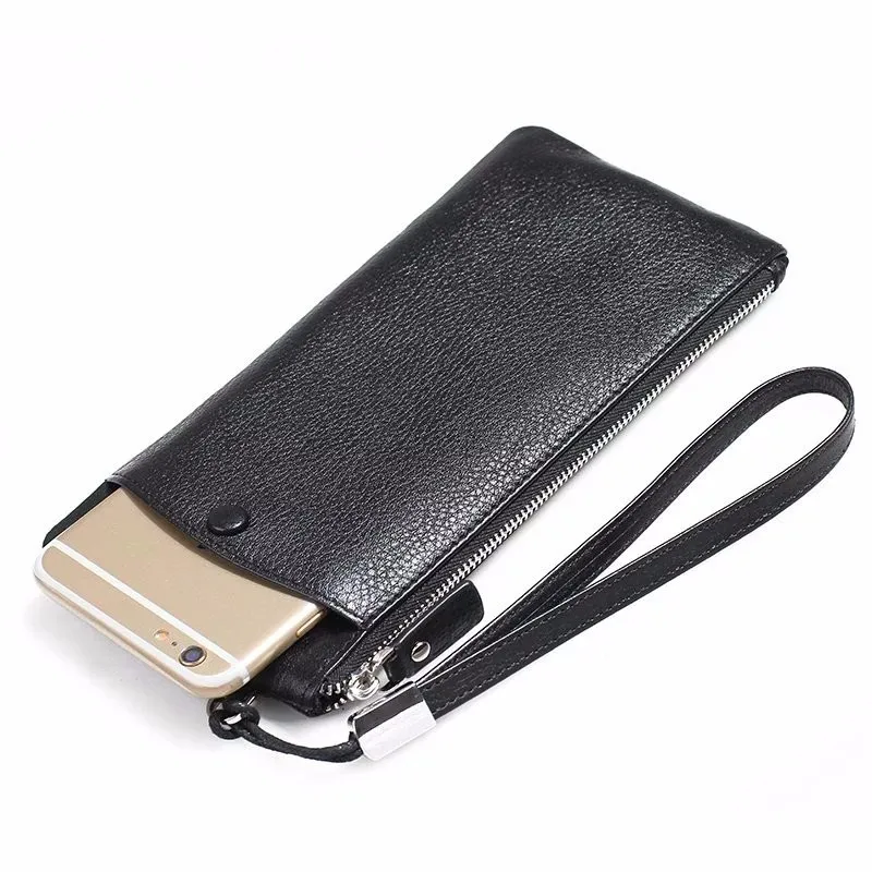 Универсальный Топ Коровьей Кожа Молния Кошелек Сумка Чехлы Для БК Aquaris M5 X5 E5 BQS-5020