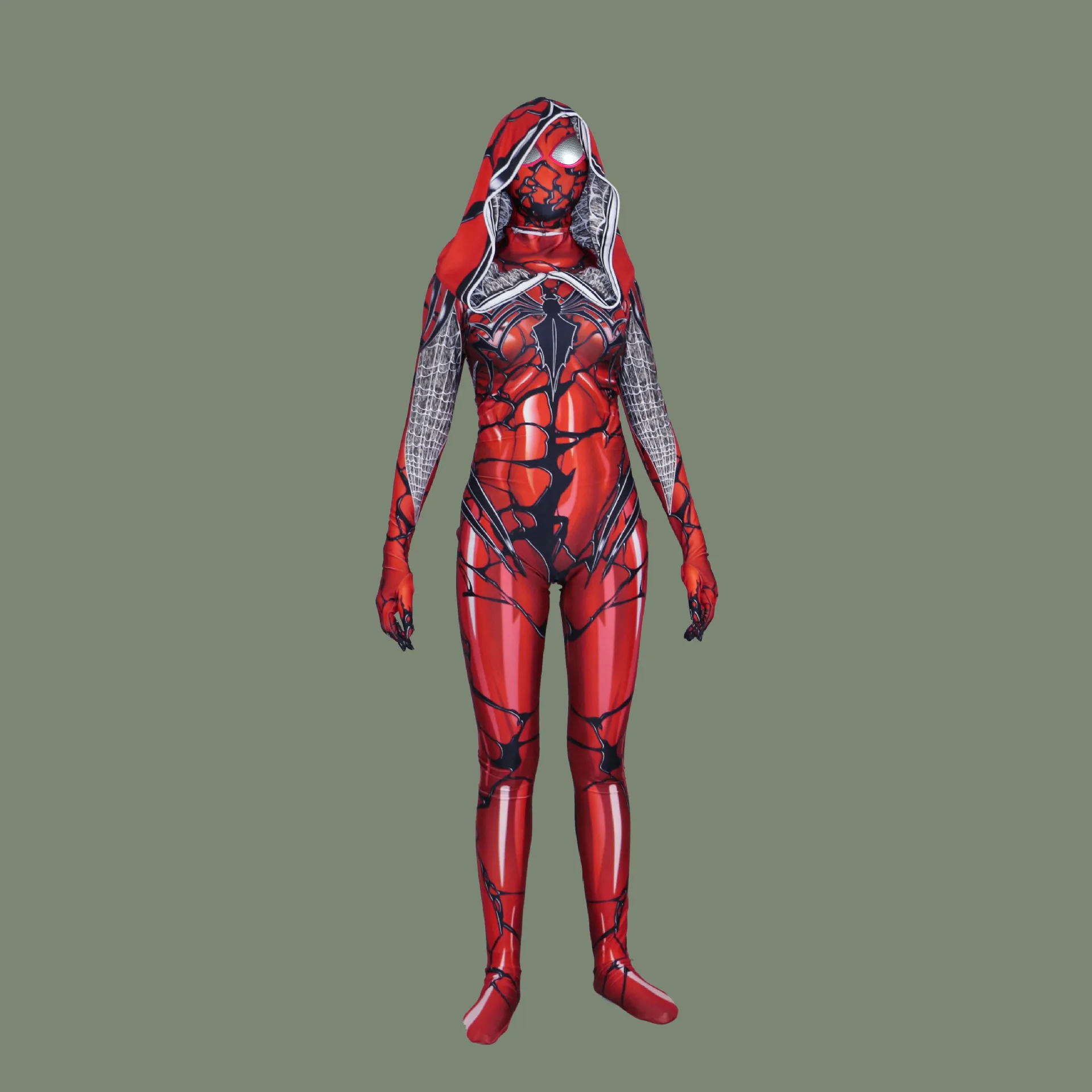 Веном Эдвард Брок Гвен Стейси колготки Косплей Костюм Zentai черный человек паук