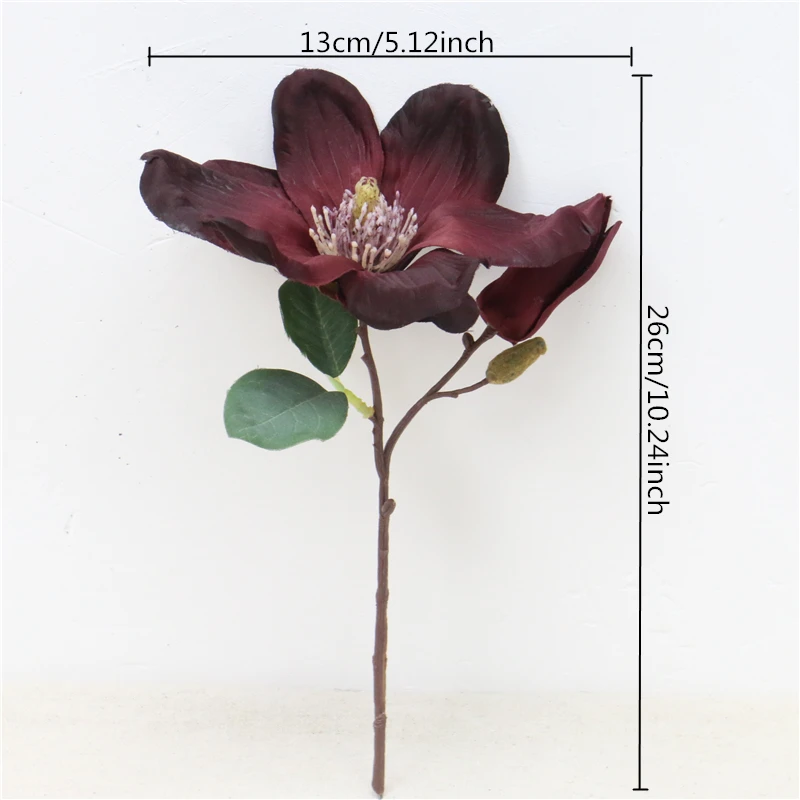 цветы из фоамирана для декора Европейский стиль высококачественный Магнолия