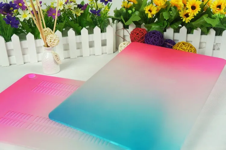 Аксессуары для компьютера чехол ноутбука цветной Радужный защитный mac &amp book macbook