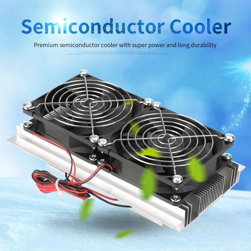 DC 12V 120W термоэлектрический воздушный кондиционер полупроводниковый Термоэлектрический охладитель Пельтье водяного охлаждения устройства
