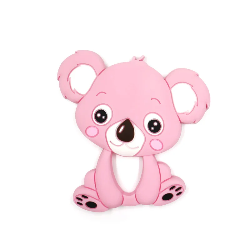 12 LOFCA Koala, силиконовый Прорезыватель для зубов, игрушка для прорезывания зубов, без бисфенола, Мягкий прорезыватель для животных, ожерелье, соска, клипса, цепочка - Цвет: 12