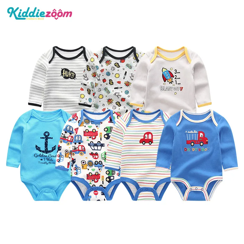 Newborn toodler baby clothes girl Infant Underwear Sets Long Sleeves Baby Boy Pajamas 3 6 9 12M Roupa de bebe Rompers Clothing - Цвет: BDL7100