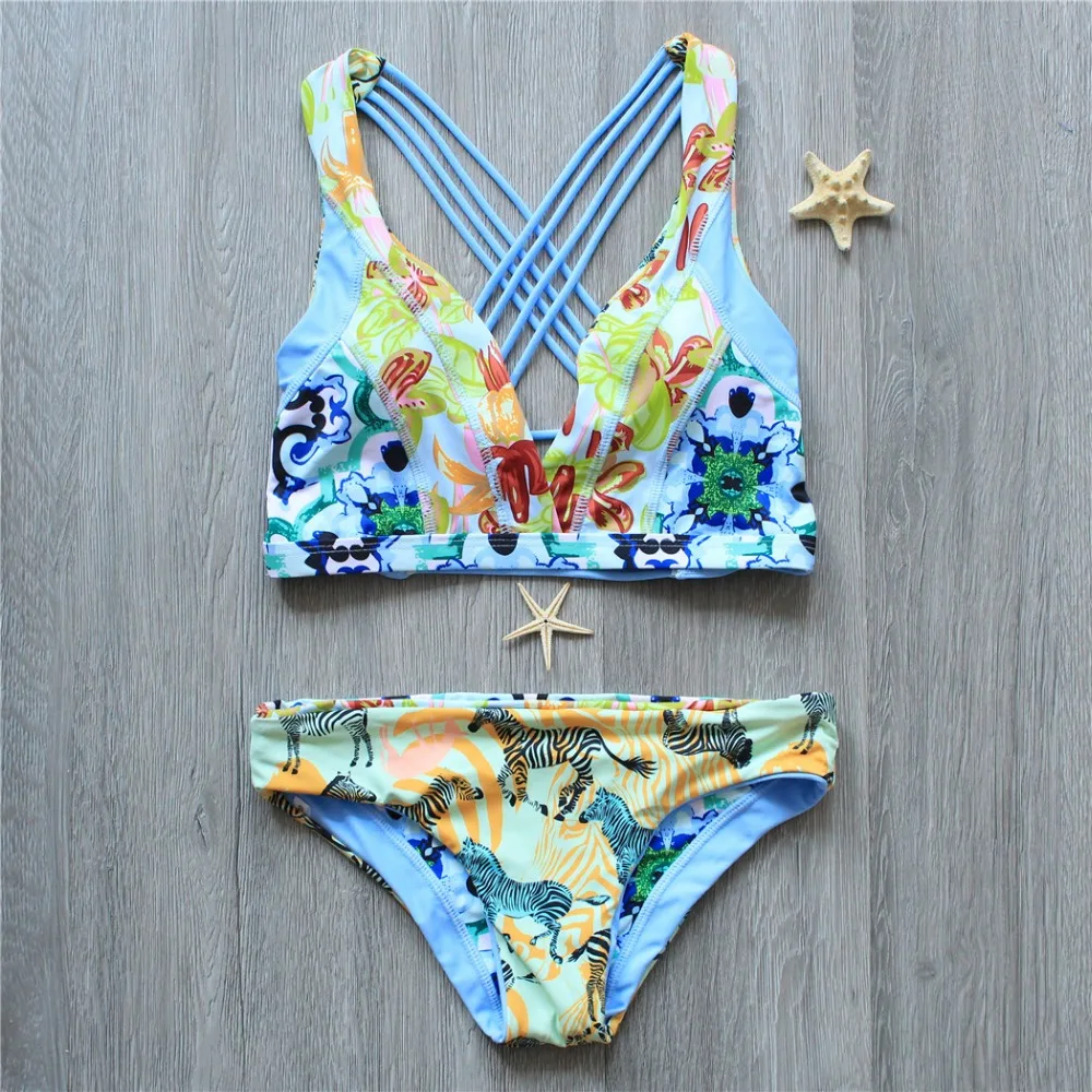 Пикантные Трусики бикини Для женщин Плавание костюм 2017 бразильский комплект с