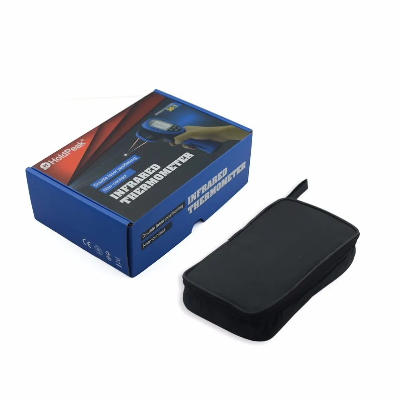 Лазерный термометр holdpeak doble лазерный цифровой инфракрасный бесконтактный
