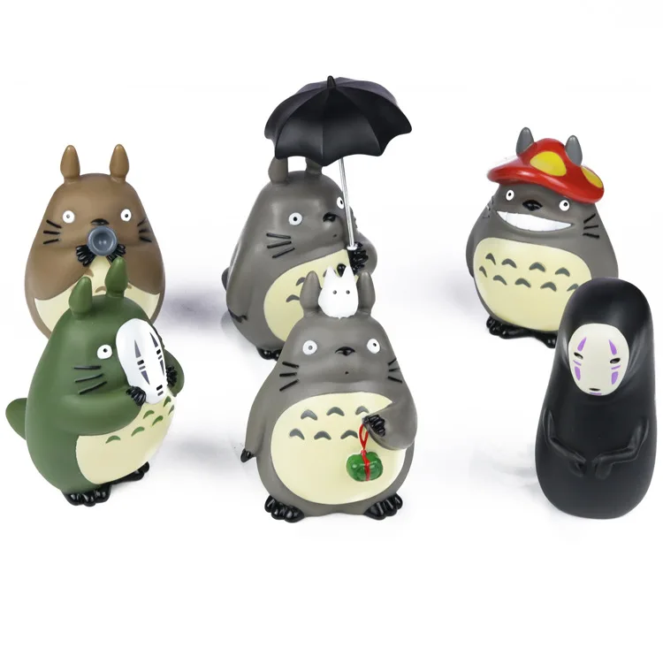 10 см Мой сосед Тоторо Фигурки студия Ghibli Хаяо Миядзаки модель игрушки украшение автомобиля