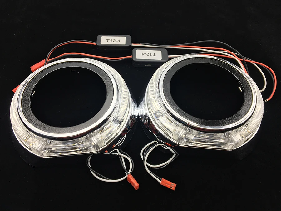 TAOCHIS рестайлинг кожух маска для 3,0 дюймов HELLA 3R G5 3/5 Koito Q5 Bi Xenon объектив проектора модификация головной свет с ангельским глазом