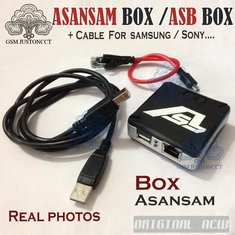 2018 новейшая коробка vesion asb/AsanSam Box для samsung flash & unlock blackberry Sony Ericsson (в комплекте 2