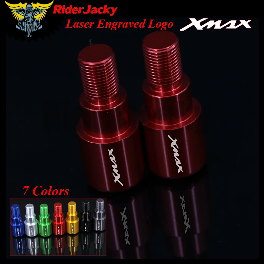 RiderJacky 7/8 дюйма 22 мм красные концевые слайдеры ручек мотоцикла с ЧПУ заглушки для