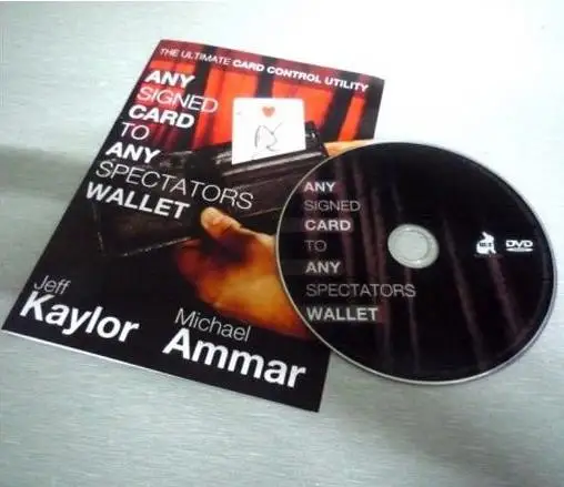 

Any Card To Any Spectator'S Wallet - Black Gimmick,Close-Up Stage Street Card Magic Tricks Magia Toys Illusions Funny